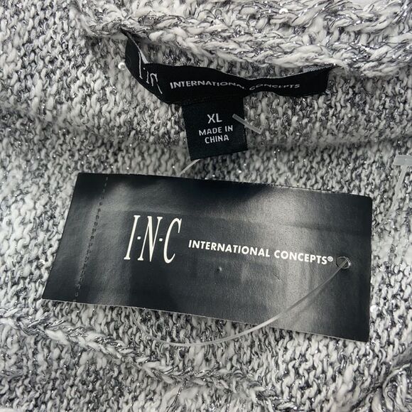 INC Womens Foldover Tunic Sweater - X-Large - Picture 3 of 7